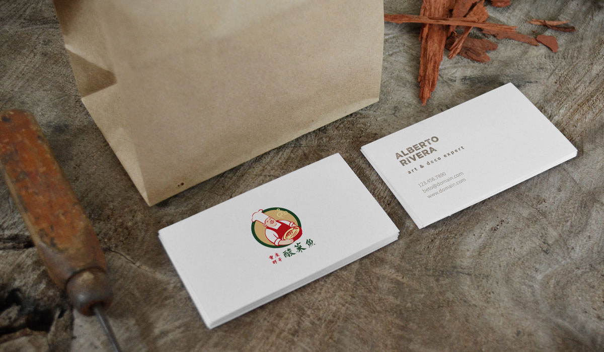 胖哥酸菜魚VI應用