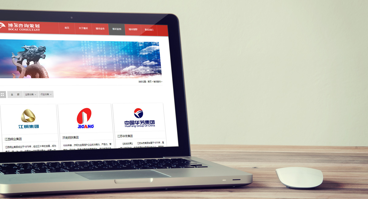 咨詢策劃網站設計展示