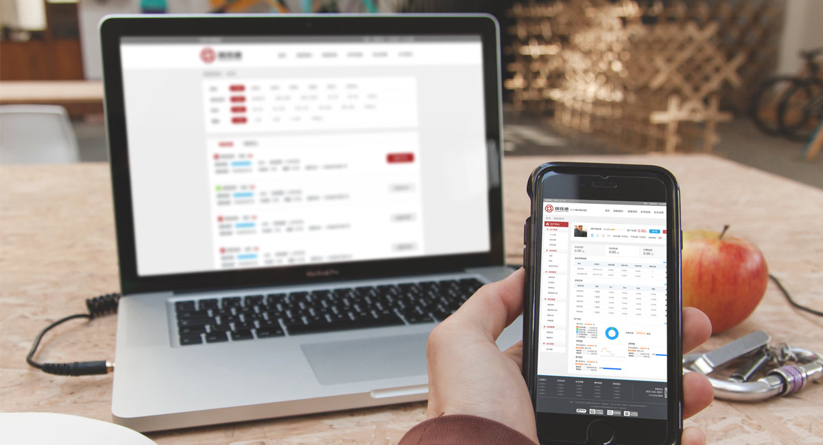 瑞錢寶網站設計效果圖